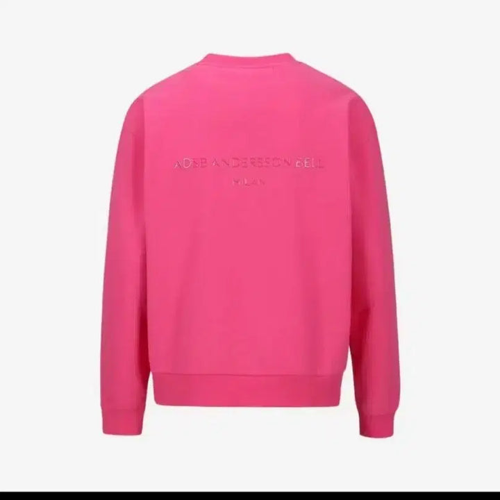 [BUNJANG] Andersson Bell Unisex Stol Patch Logo Sweatshirt Pink L / 앤더슨벨  유니섹스 스톨 패치 로고  스웻셔츠  핑크 L