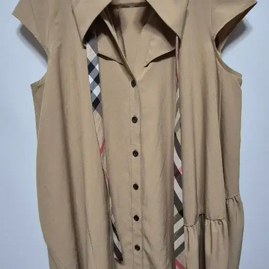 [BUNJANG] Check Shirt Dress Free Size / 체크 셔츠 원피스 Free