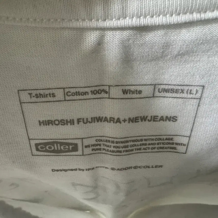 [BUNJANG] NewJeans Fujiwara Hiroshi Collaboration T-Shirt L Size / 뉴진스 후지와라 히로시 콜라보 티셔츠 L사이즈 새제품