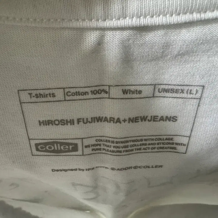 [BUNJANG] NewJeans Fujiwara Hiroshi Collaboration T-Shirt L Size / 뉴진스 후지와라 히로시 콜라보 티셔츠 L사이즈 새제품