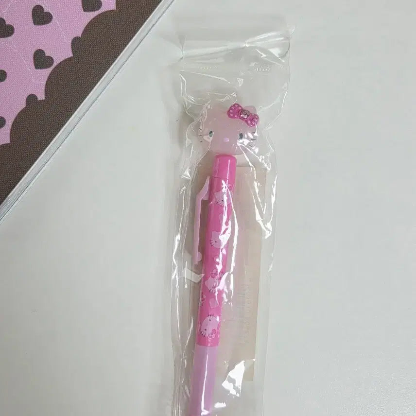 [BUNJANG] Sanrio Classic Kitty Face Mechanical Pencil Pink / 고전키티 키티얼굴피규어 샤프 펜 핑크키티 샤프