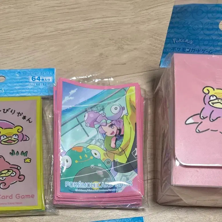 [BUNJANG] Pokemon Deck Case &amp; Unused Protectors Bundle / 포켓몬 포켓몬스터 덱케이스 및 미사용 프로텍터 일괄