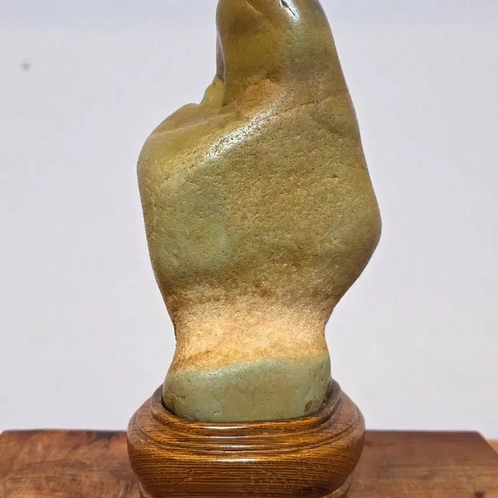 [BUNJANG] Chinese Scholar Stone with Stand / 27052708 색감이 예쁜 중국 사유 수석 팝니다(지판포함)