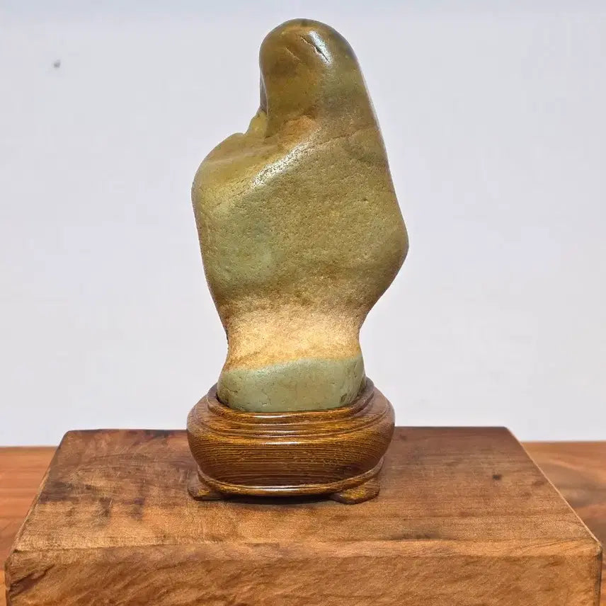 [BUNJANG] Chinese Scholar Stone with Stand / 27052708 색감이 예쁜 중국 사유 수석 팝니다(지판포함)