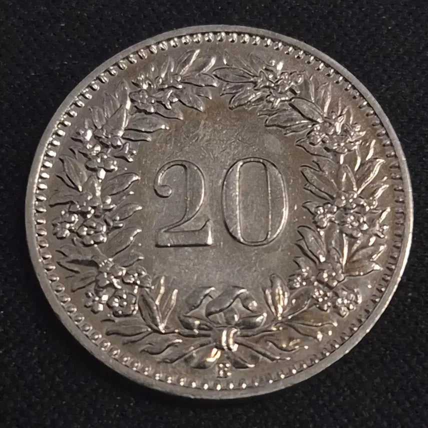 [BUNJANG] 1947 Swiss 20 Rappen Coin / 1947년 스위스 20라펜 동전 [EP. 3326]