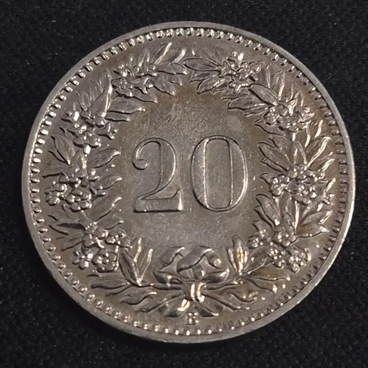 [BUNJANG] 1947 Swiss 20 Rappen Coin / 1947년 스위스 20라펜 동전 [EP. 3326]