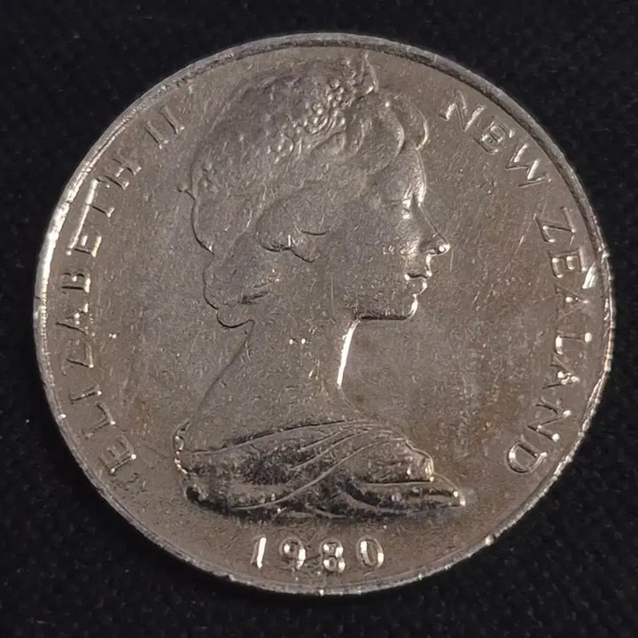 [BUNJANG] 1980 New Zealand 5 Cents Coin / 1980년 뉴질랜드 5센트 동전 [EP. 3327]