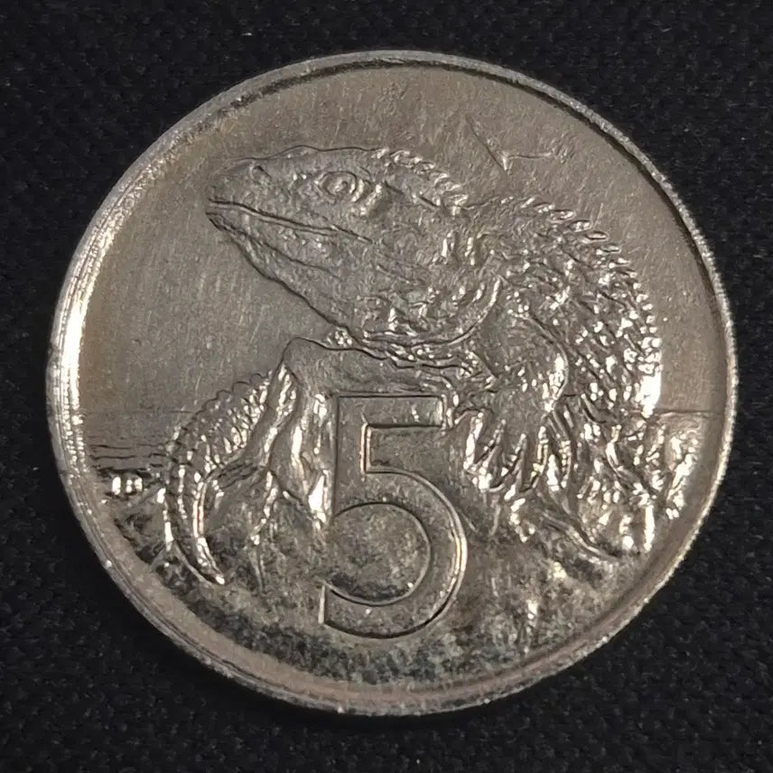 [BUNJANG] 1980 New Zealand 5 Cents Coin / 1980년 뉴질랜드 5센트 동전 [EP. 3327]