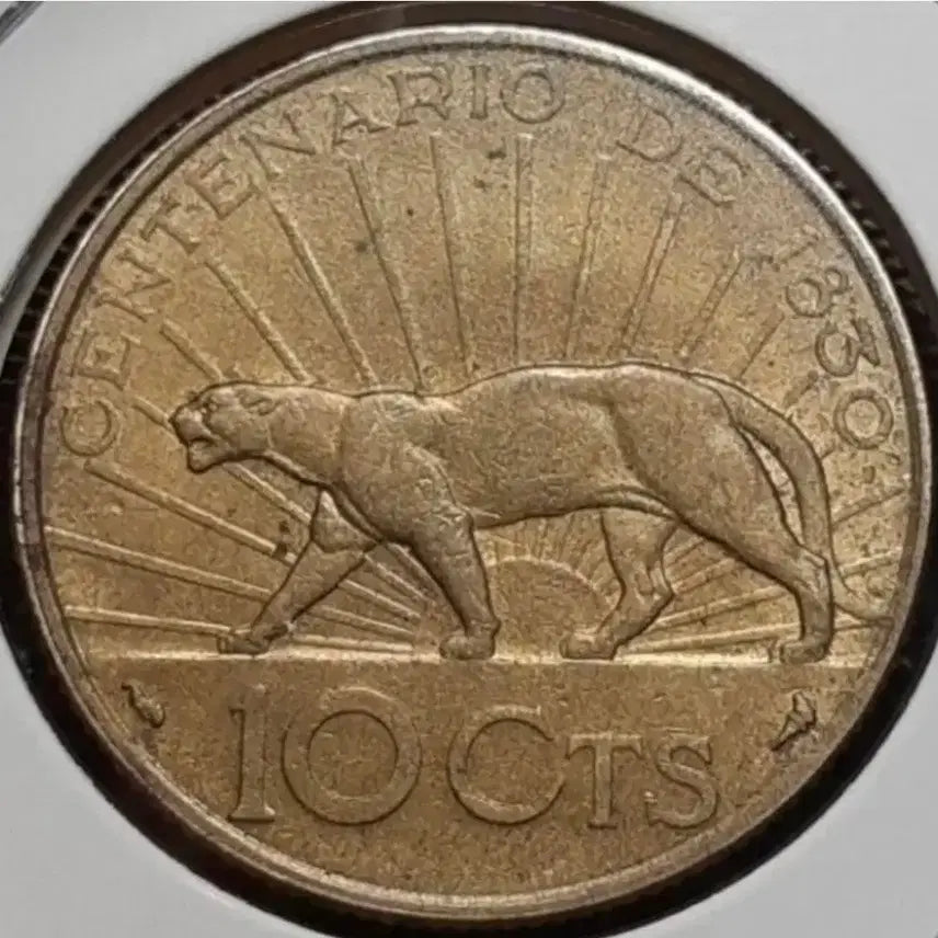[BUNJANG] 1930 Uruguay 10 Centesimos Coin / 희귀 우루과이 1930년 10센타보스.외국주화 주화 화폐 동전