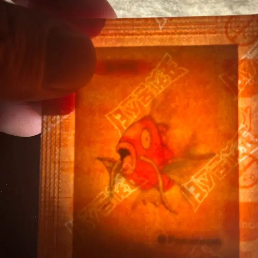 [BUNJANG] Pokemon Artwork Ppabbi Seal Magikarp Sealed / 포켓몬 아트워크 띠부씰 잉어킹 미개봉 판매