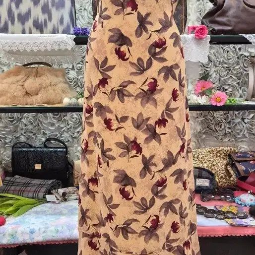 [BUNJANG] Sleeveless Long Dress (Size 55-66) / 고급 민소매 롱원피스(55~66)