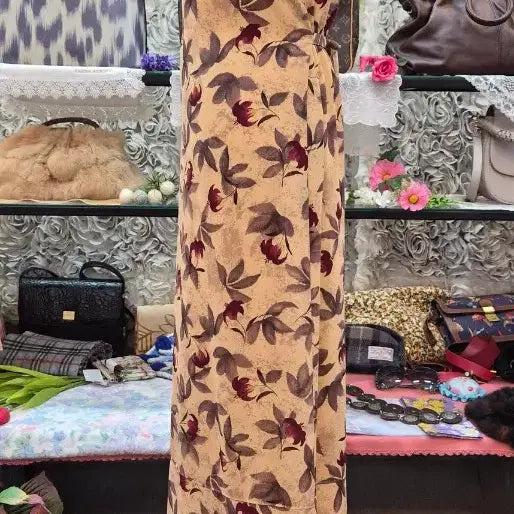 [BUNJANG] Sleeveless Long Dress (Size 55-66) / 고급 민소매 롱원피스(55~66)