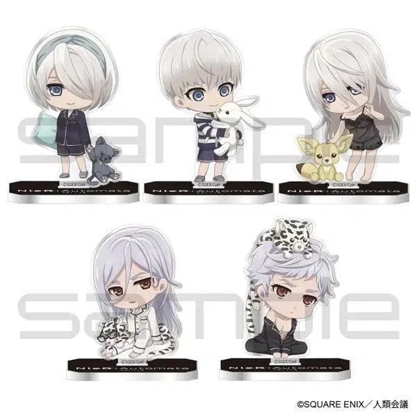 [BUNJANG] NieR:Automata Pajamas Acrylic Stand Set / 니어 오토마타 잠옷 아크릴스탠드 세트 판매