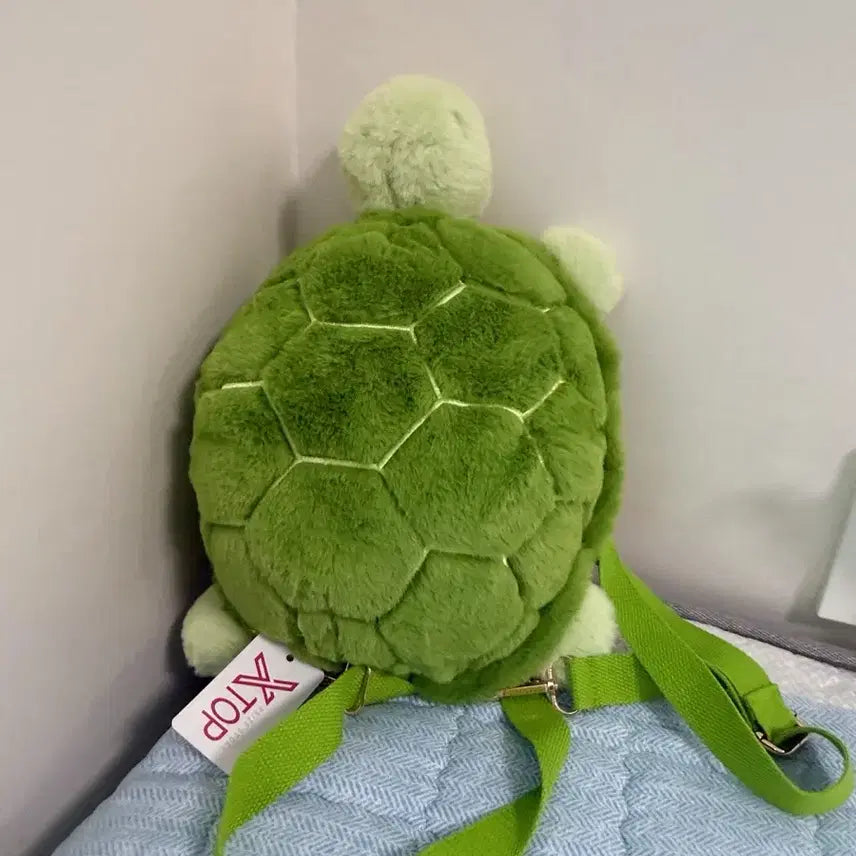 [BUNJANG] Turtle Plush Backpack for Kids / 거북이 인형 가방