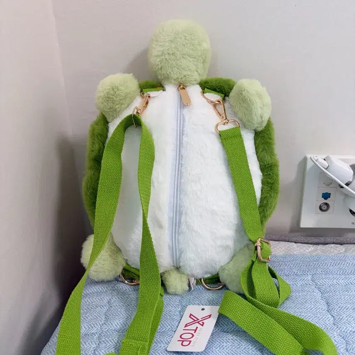 [BUNJANG] Turtle Plush Backpack for Kids / 거북이 인형 가방