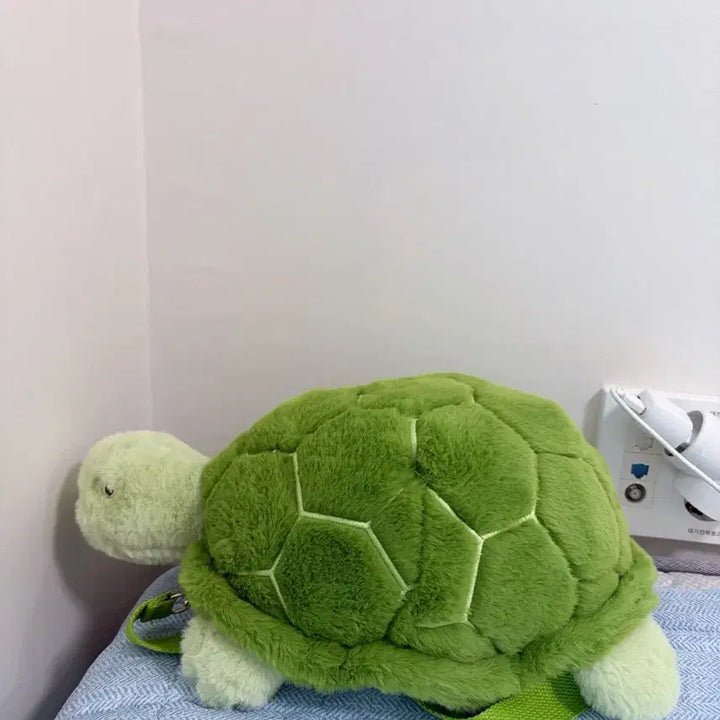 [BUNJANG] Turtle Plush Backpack for Kids / 거북이 인형 가방