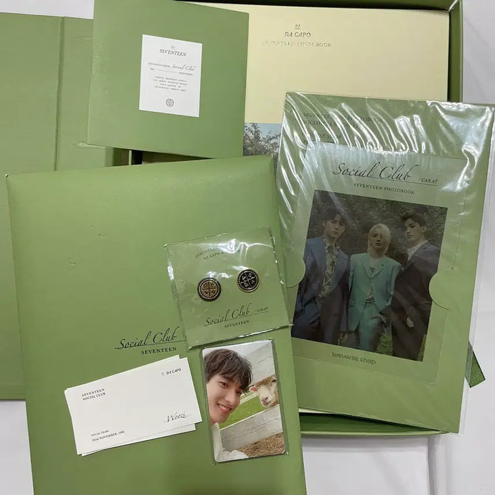 [BUNJANG] Seventeen Social Club Photocard Bundle Set / 세븐틴 소셜클럽 포카 포함 풀박
