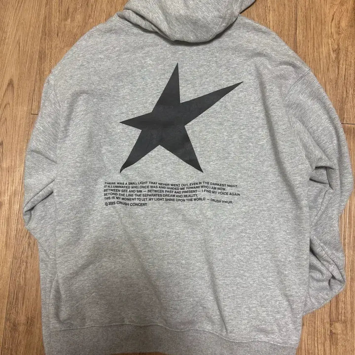 [BUNJANG] Crush 2025 Concert MD Hoodie Grey / 크러쉬 2025 콘서트 MD 후드티 그레이