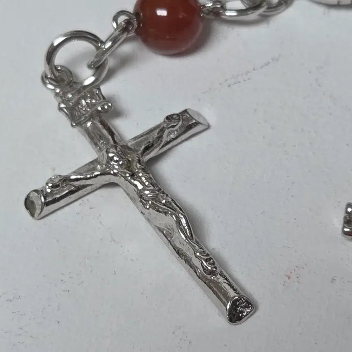 [BUNJANG] 1984 Korean Catholic 200th Anniversary Rosary and Candlestick Set / 1984 한국천주교 200주년 기념 묵주 촛대 가톨릭