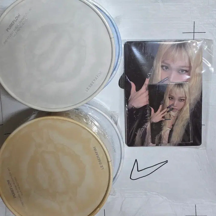 [BUNJANG] LE SSERAFIM Purely album 4-Type Set + Weverse POB / 르세라핌 pureflow 미개봉 앨범 4종 세트, 위버스 특전