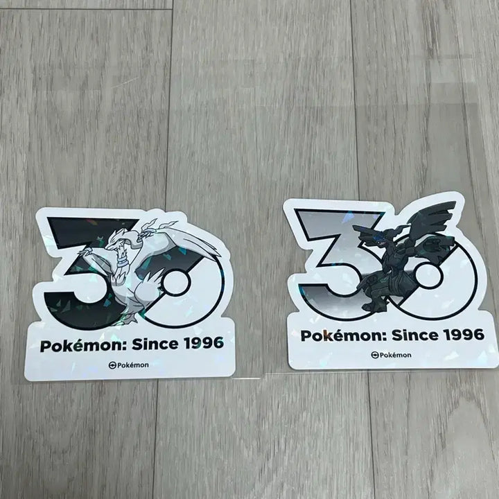 [BUNJANG] Pokemon 30th Anniversary Sticker Reshiram, Zekrom Bundle Set / 포켓몬스터 30주년 스티커 레시라무, 제크로무