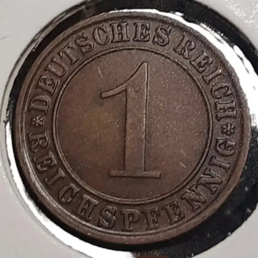 [BUNJANG] 1934 German 1 Reichspfennig Coin / 독일 바이마르공화국 1934년  1라이히스페닝.외국주화.주화 화폐 동전