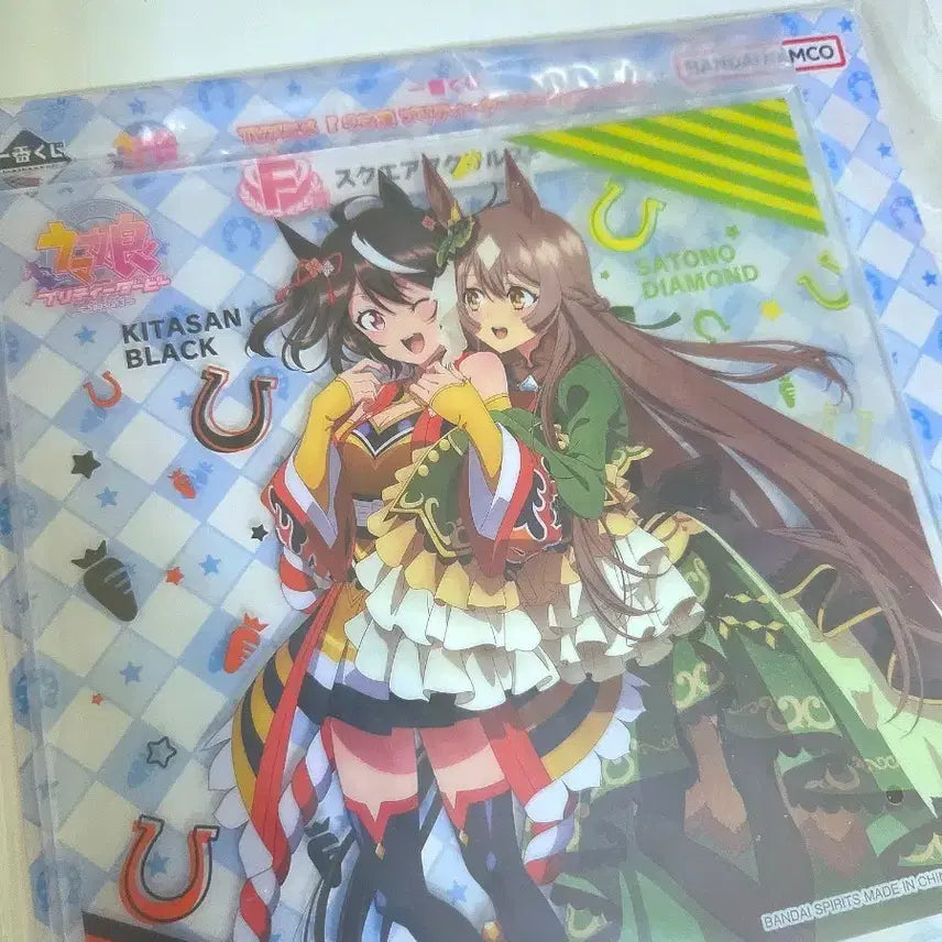 [BUNJANG] Uma Musume Kitassan Black &amp; Satono Diamond Ichiban Kuji Acrylic Stand (Anime Ver.) / 우마무스메, 말딸 이치방쿠지 키타산 블랙 사토노 다이아몬드 아크릴스탠드