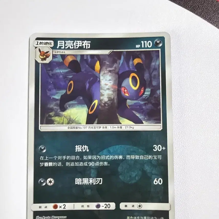 [BUNJANG] Pokemon Card Umbreon Type Holo (2nd Edition) / 포켓몬카드 중판 블래키 타입홀로