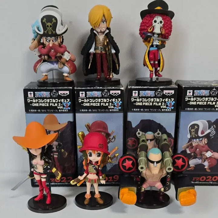 [BUNJANG] One Piece Film Z World Collectable Figure 6-Piece Bundle Set (Unsealed) / [개봉]원피스 필름Z 월콜 피규어 6종 일괄