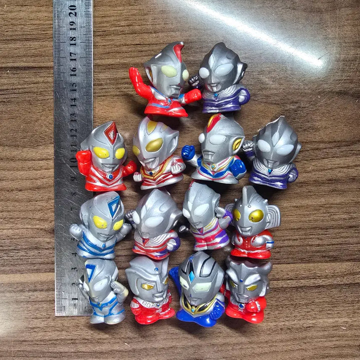 [BUNJANG] Bandai Ultraman Sofubi Finger Puppet Mini Figure Set Bundle / 울트라맨 소후비 손가락 인형 미니 피규어 세트 일괄