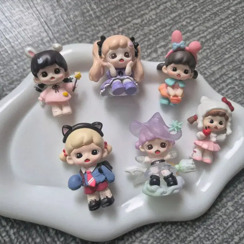 [BUNJANG] Zora Mini Figure Set (6 Figures) / 조라 미니피규어세트(6개)