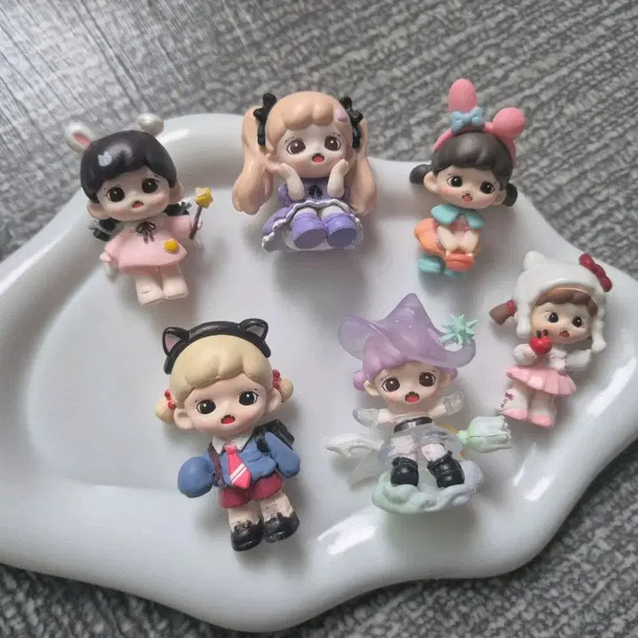 [BUNJANG] Zora Mini Figure Set (6 Figures) / 조라 미니피규어세트(6개)