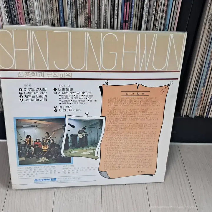 [BUNJANG] Shin Jung-hyeon and Music Power 1980 LP (First Press) / LP..신중현과 뮤직파워 초반(1980년)GF