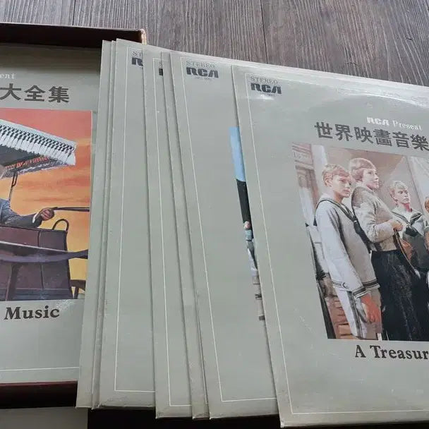 [BUNJANG] RCA World Film Music Collection 15-LP Box Set / LP -RCA 세계 영화음악 대전집 15장 박스 +해설서 한권