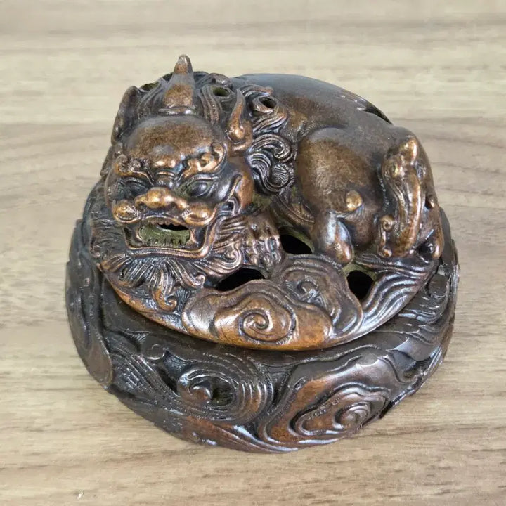 [BUNJANG] Antique Lion Censer Incense Burner / 고풍스러운 사자 동향로