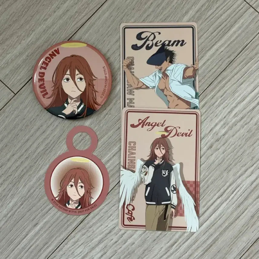 [BUNJANG] Chainsaw Man Angel Badge / 체인소맨 카페 천사 뱃지