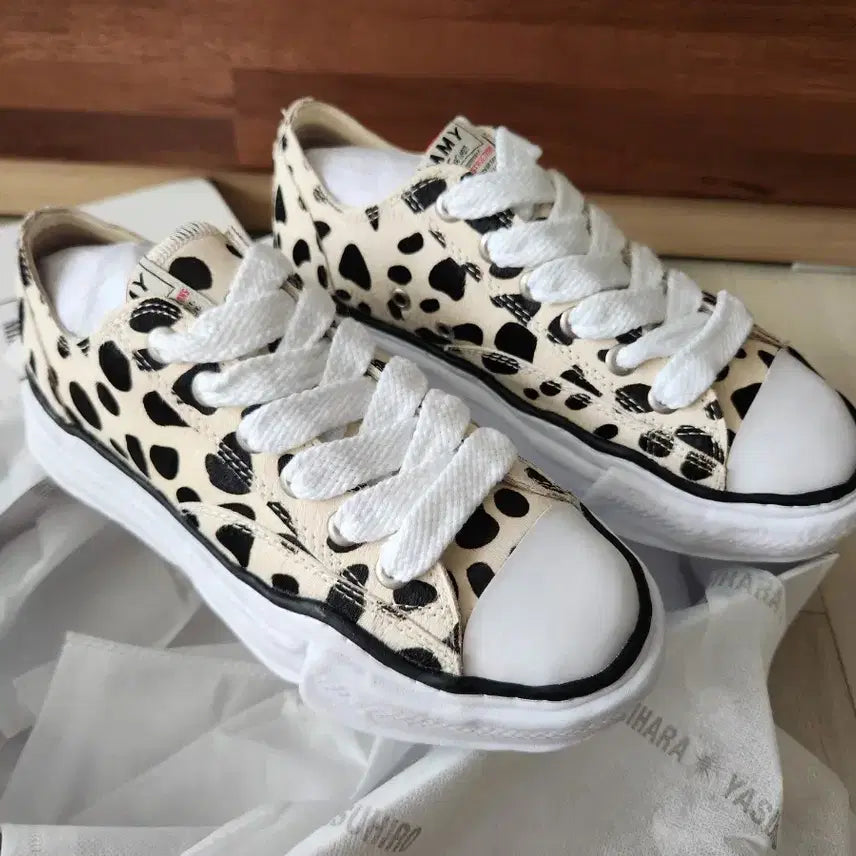 [BUNJANG] Mihara Peterson Animal Pattern Sneakers / 미하라 피터슨 애니멀 스니커즈