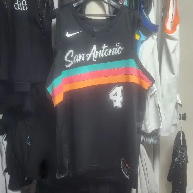 [BUNJANG] Nike San Antonio Spurs Basketball FOX Jersey / 나이키 샌안토니오 스퍼스 농구 FOX 저지