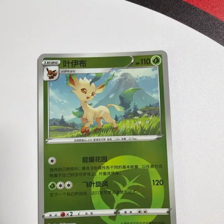 [BUNJANG] Pokemon Card Leafeon Type: Full Art Holo / 포켓몬카드 중판 리피아 타입홀로