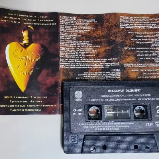 [BUNJANG] Mark Knopfler Golden Heart Cassette Tape / 마크 노플러 Golden Heart (카세트테이프)