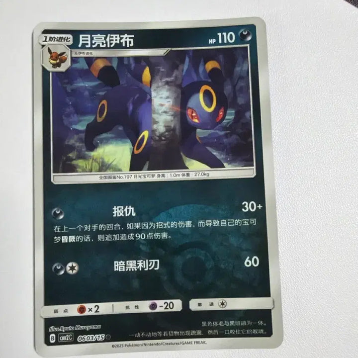 [BUNJANG] Pokemon Card Umbreon Monball Holo / 포켓몬카드 중판 블래키 몬볼홀로