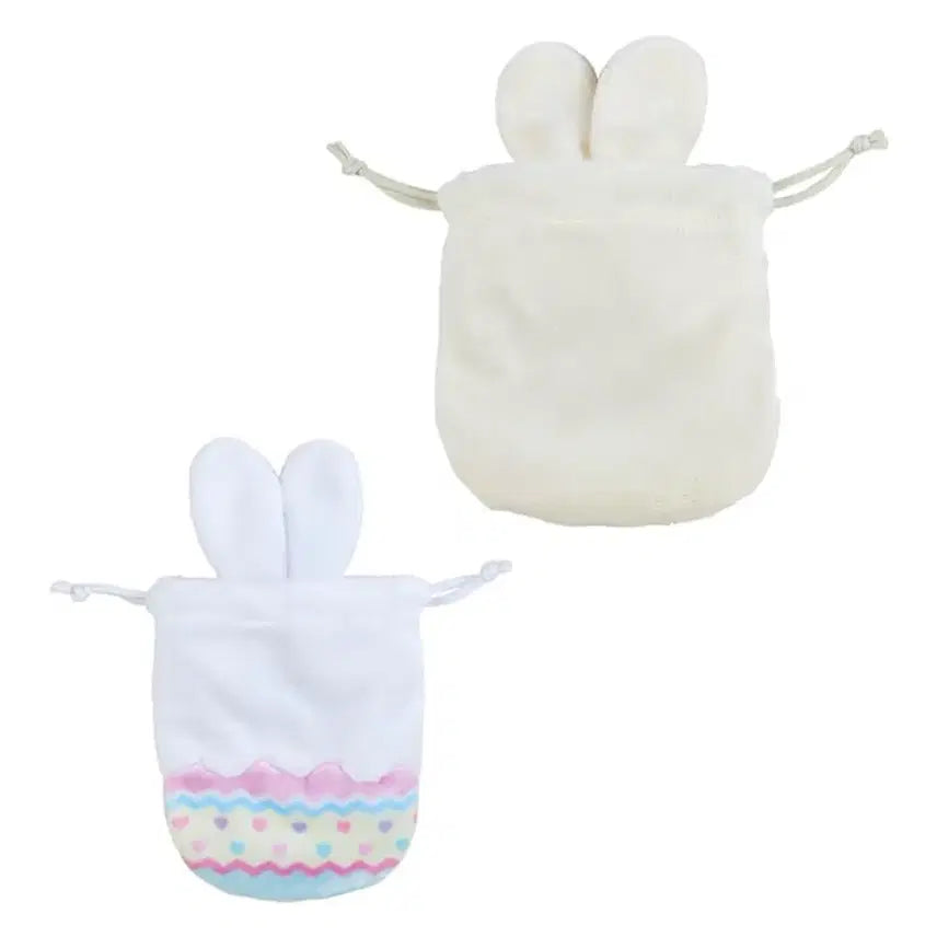 [BUNJANG] Sanrio Easter Rabbit Series Hello Kitty Drawstring Pouch Set / 미개봉새상품 일본정품 산리오 이스터래빗시리즈 부활절 키티 복조리 파우치