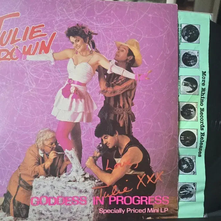 [BUNJANG] Julie Brown Goddess in Progress Signed 12-Inch Vinyl LP / 줄리 브라운_Goddess in Progress_사인본LP(US)