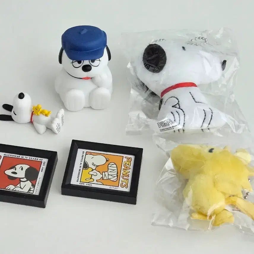 [BUNJANG] Peanuts Snoopy Gacha Doll Magnet Figure Bundle Set / 피너츠 스누피 가챠 인형 마그넷 피규어 일괄