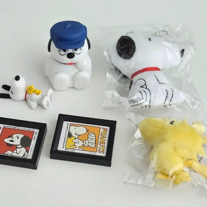 [BUNJANG] Peanuts Snoopy Gacha Doll Magnet Figure Bundle Set / 피너츠 스누피 가챠 인형 마그넷 피규어 일괄