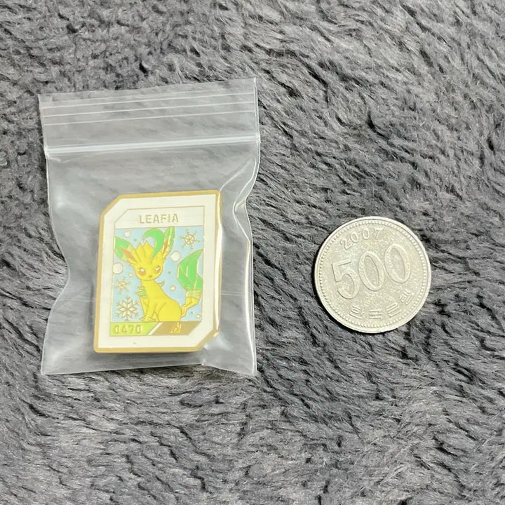 [BUNJANG] Unsealed Isak Toast Pokémon Badge - Leafeon / (개봉) 이삭토스트 포켓몬뱃지_리피아