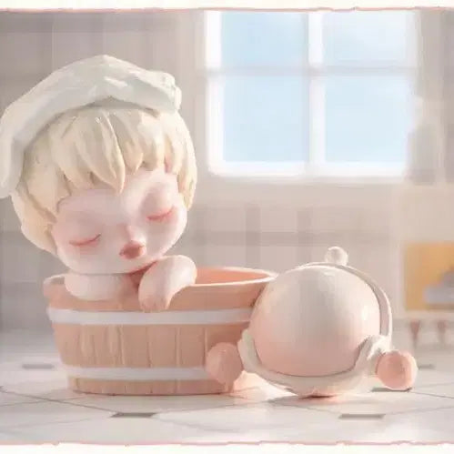 [BUNJANG] Pop Mart Skullpanda Temperature Series Loosening Figure / [팝마트] 스컬판다 온도 시리즈 "목욕하기 (Loosening)"