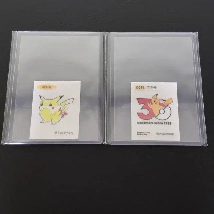 [BUNJANG] Pokemon Bread Pikachu Sticker Set (2 types) / 포켓몬빵 피카츄 띠부띠부씰 2종