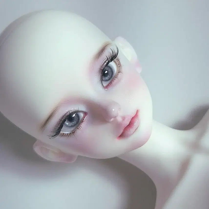 [BUNJANG] MSD Ball Jointed Doll Head White Skin / 구관 msd 미백 헤드 구체관절인형