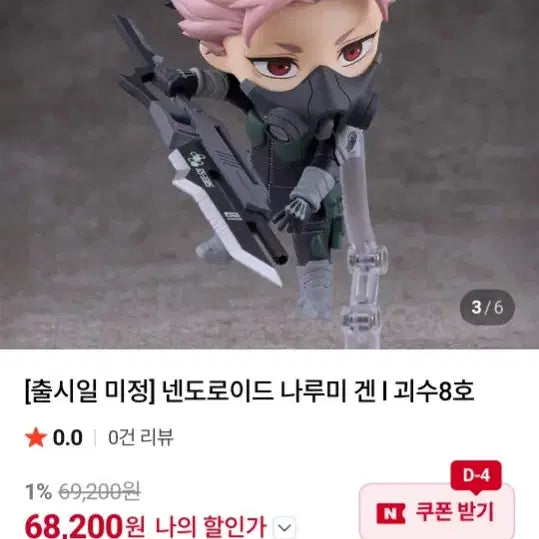[BUNJANG] Kaiju No. 8 Nendoroid Narumi Mina (Sealed) / (새상품미개봉) 넨도로이드 나루미 겐 괴수8호